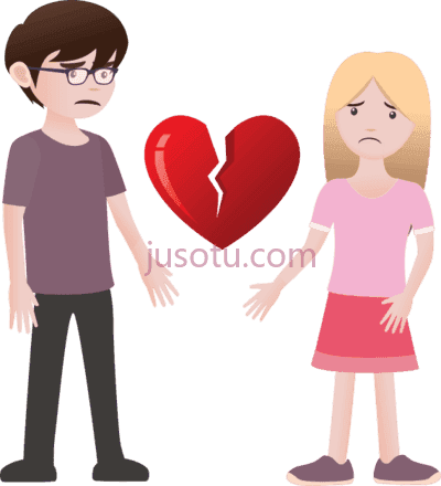 悲伤情侣爱情,sad couple love PNG