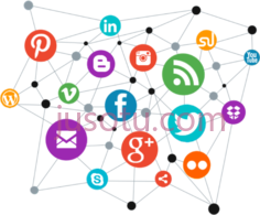 社交媒体营销PNG