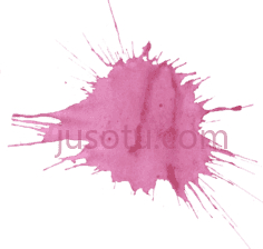 水彩飞溅粉红色PNG