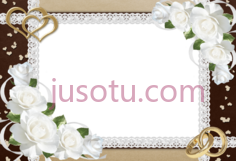 结婚边框,frame PNG