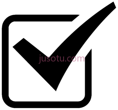 复选框标记,checkbox check mark PNG
