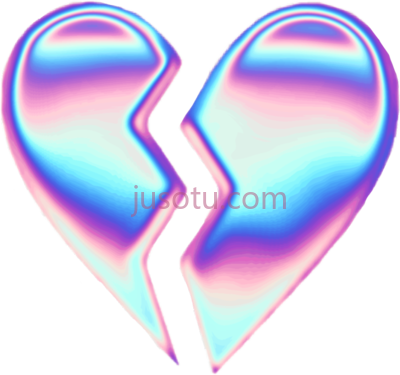 心碎,holo broken emoji PNG