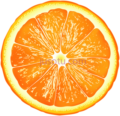 橘子片,orange slice PNG
