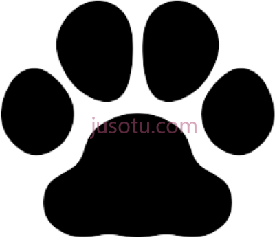 狗爪印,paw print dog PNG