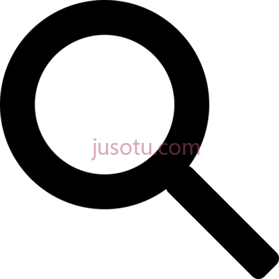 搜索放大镜,search zoom magnifier glass icon black PNG