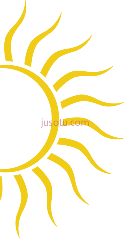 半太阳,half sun PNG