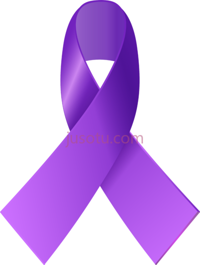 癌症丝带,purple awareness cancer PNG