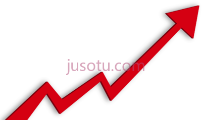 红色箭头标志,up arrow sign PNG