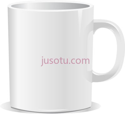 白色马克杯,mug white PNG