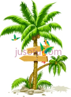 海滩棕榈树PNG