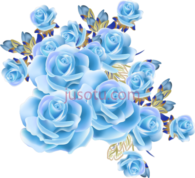 蓝玫瑰,blue rose PNG