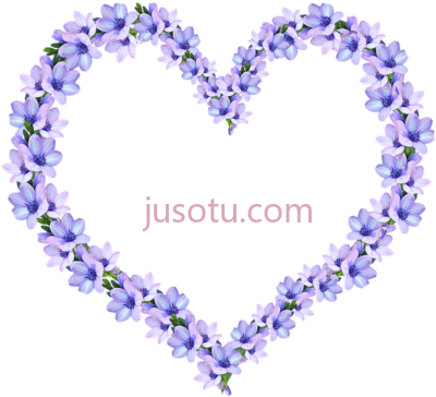 紫色花边框,frame purple page border PNG
