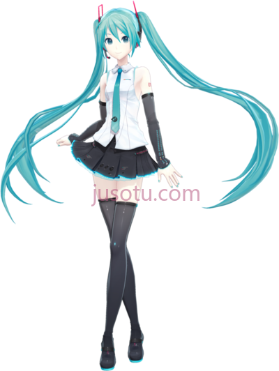 初音未来,banner hatsune yoistyle dl miku v4x mmd model PNG