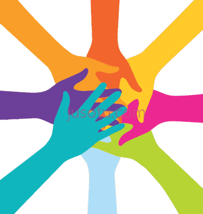 团队合作携手,teamwork join hands PNG