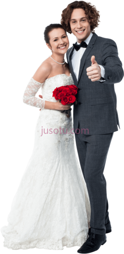 新婚夫妇,wedding couple marriage PNG