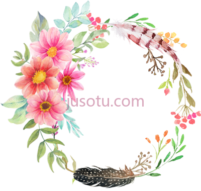 花环,flower ring PNG