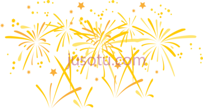 新年烟花,fogos ano novo fireworks hand drawn PNG