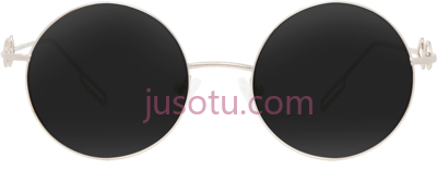 圆形太阳镜,round sunglasses goggles PNG