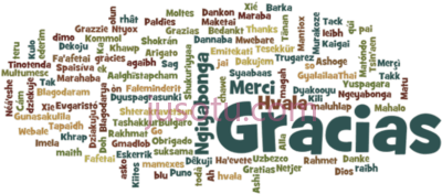 不同语言感谢帖子,blog post gracias en diferentes idiomas PNG