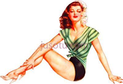 女性复古,pinup vintage PNG