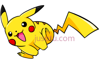皮卡丘,pikachu without white PNG