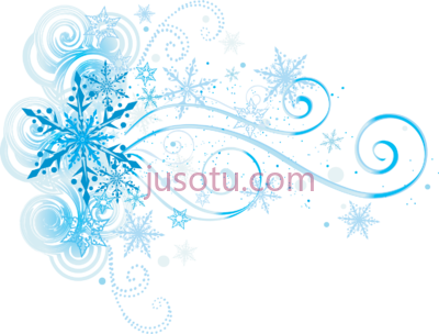 街角雪花,corner snowflake PNG