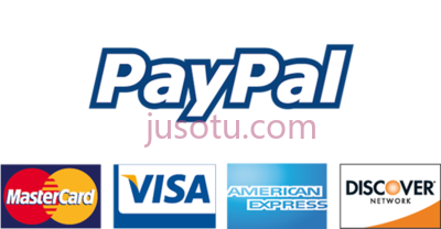 贝宝,pay paypal logo visa mastercard american express discover PNG