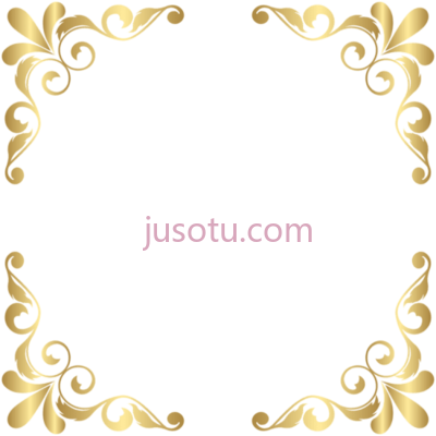 金角相框,gold corners marcos para tarjetas PNG