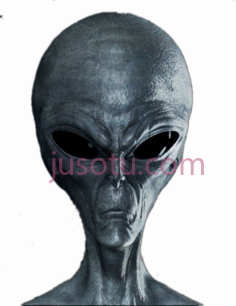 灰色外星人PNG