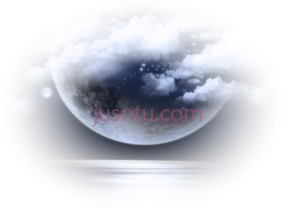 月亮云,moon clouds icon manipulation PNG