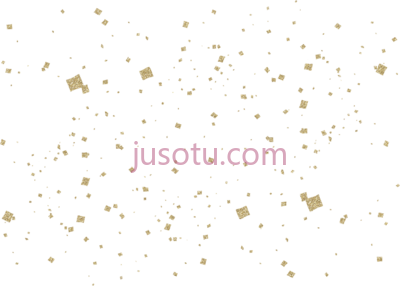 金色五彩纸屑,gold confetti PNG