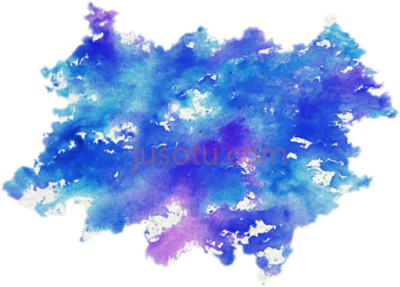 蓝色泼溅凌乱水墨,blue splash splat messy water painting PNG
