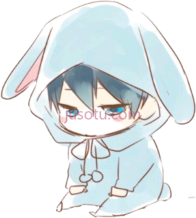 可爱小兔子,kawaii cute bunny PNG
