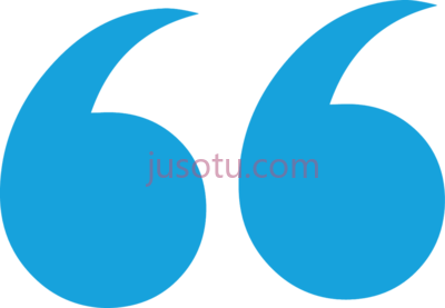 蓝色引号,blue quotation marks speech PNG
