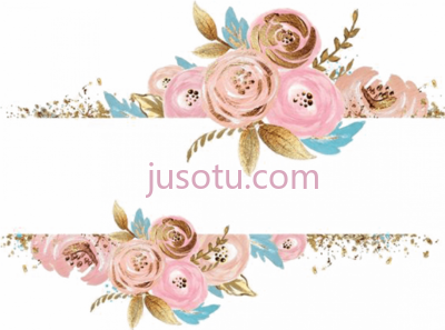 水花金玫瑰,water flower gold rose PNG