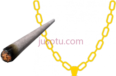 暴徒生活项链,chain thug life joint PNG