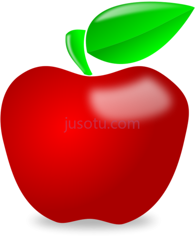 红苹果,bitten green apple PNG