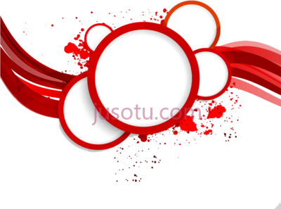 红色圆圈抽象,circular border red circle abstract PNG