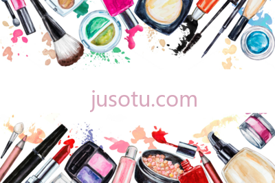美容化妆工具,beauty artist makeup parlour creative cosmetics make up tools PNG