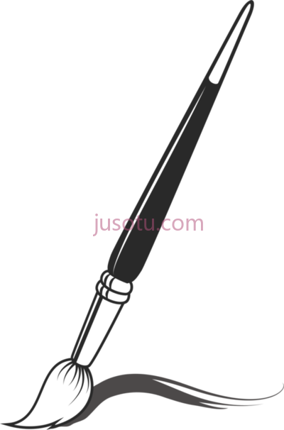 黑笔刷,line angle black brush PNG