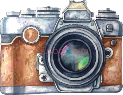 相机,graphy water camera painting PNG