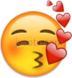 脸红亲吻PNG