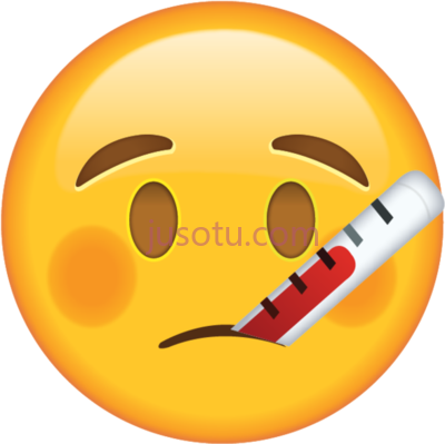 病态不舒服,sick emoji not feeling well PNG