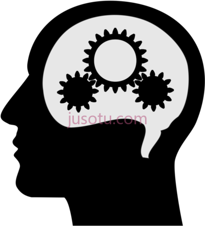 人脑,human brain thought icons blue PNG