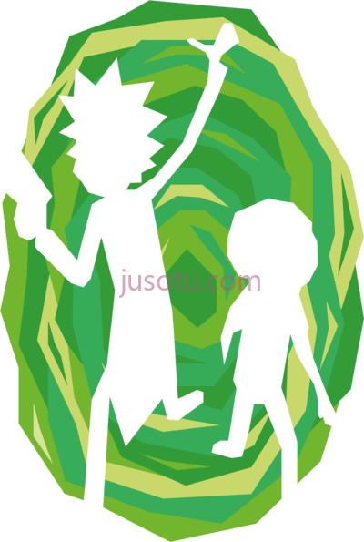 瑞克莫蒂,alcateia rick and morty portal home rug PNG