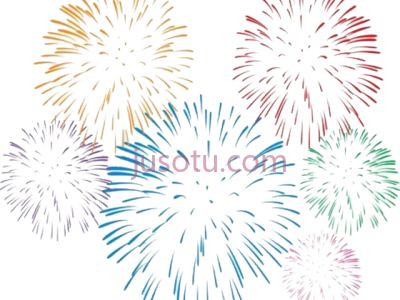 烟花,works format cartoon PNG