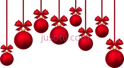 圣诞老人装饰,santa ornaments bokeh baubles PNG