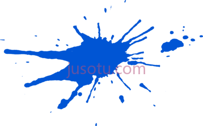 蓝色油漆飞溅,blue paint splatter PNG