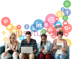 社交媒体人员营销PNG