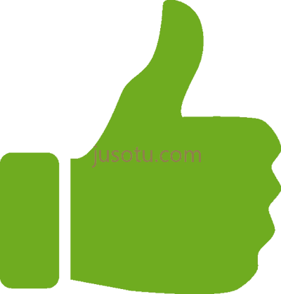 竖起大拇指,thumbs up icon green PNG